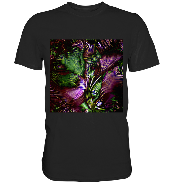 Mikrokristall Design Shirt – Glycin in echter Mikrofotografie