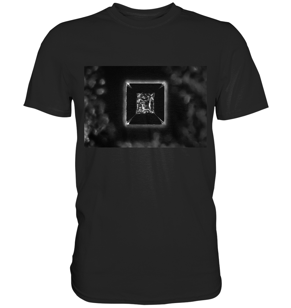 Kochsalz als Mikrokristall Herren-Shirt