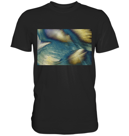 Mikrokristall Design Shirt mit Harnstoff mit Resorcin Design – echte Mikrofotografie