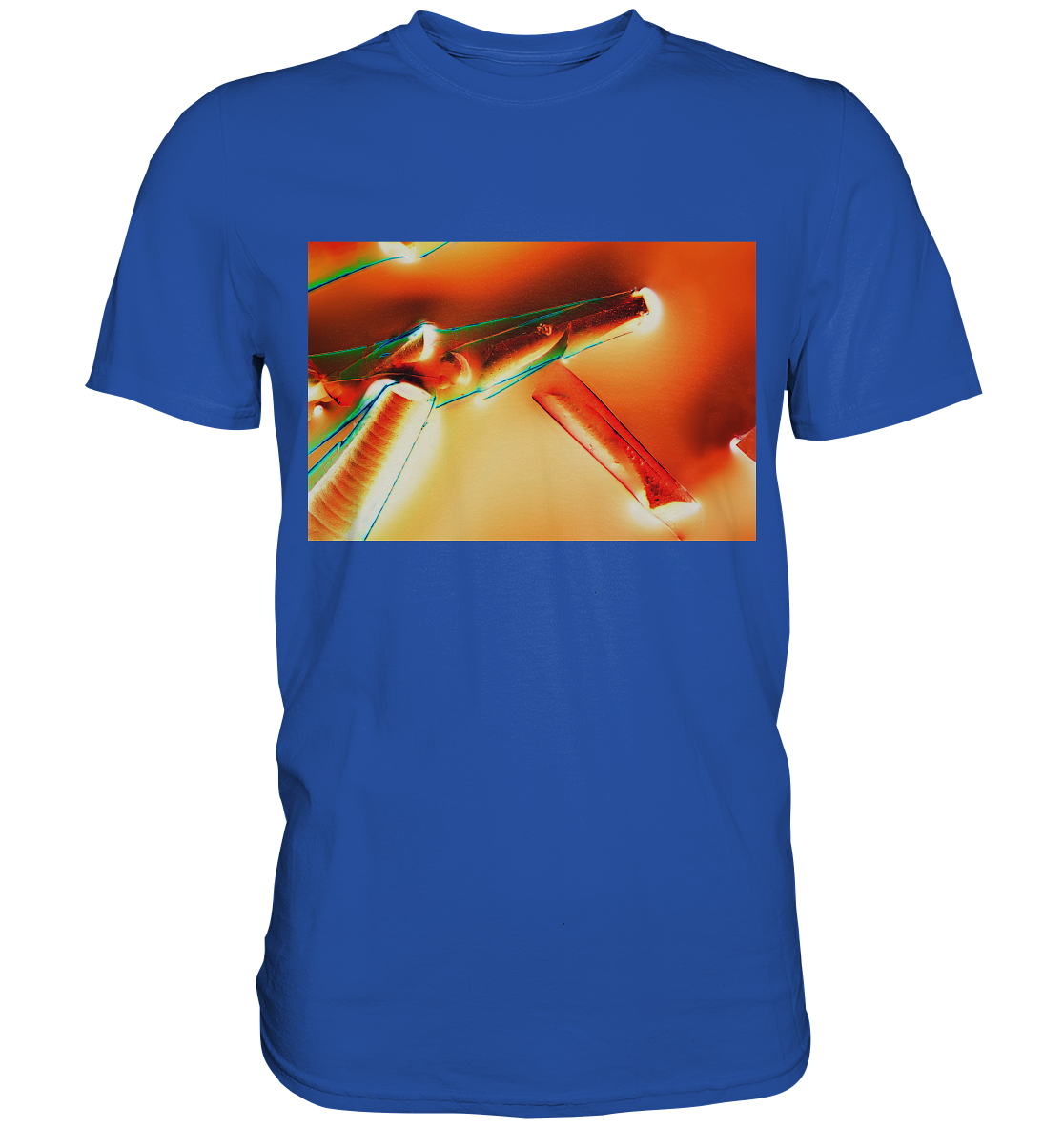 Mikrokristall Design Shirt - Alaun mit Öl Negativ