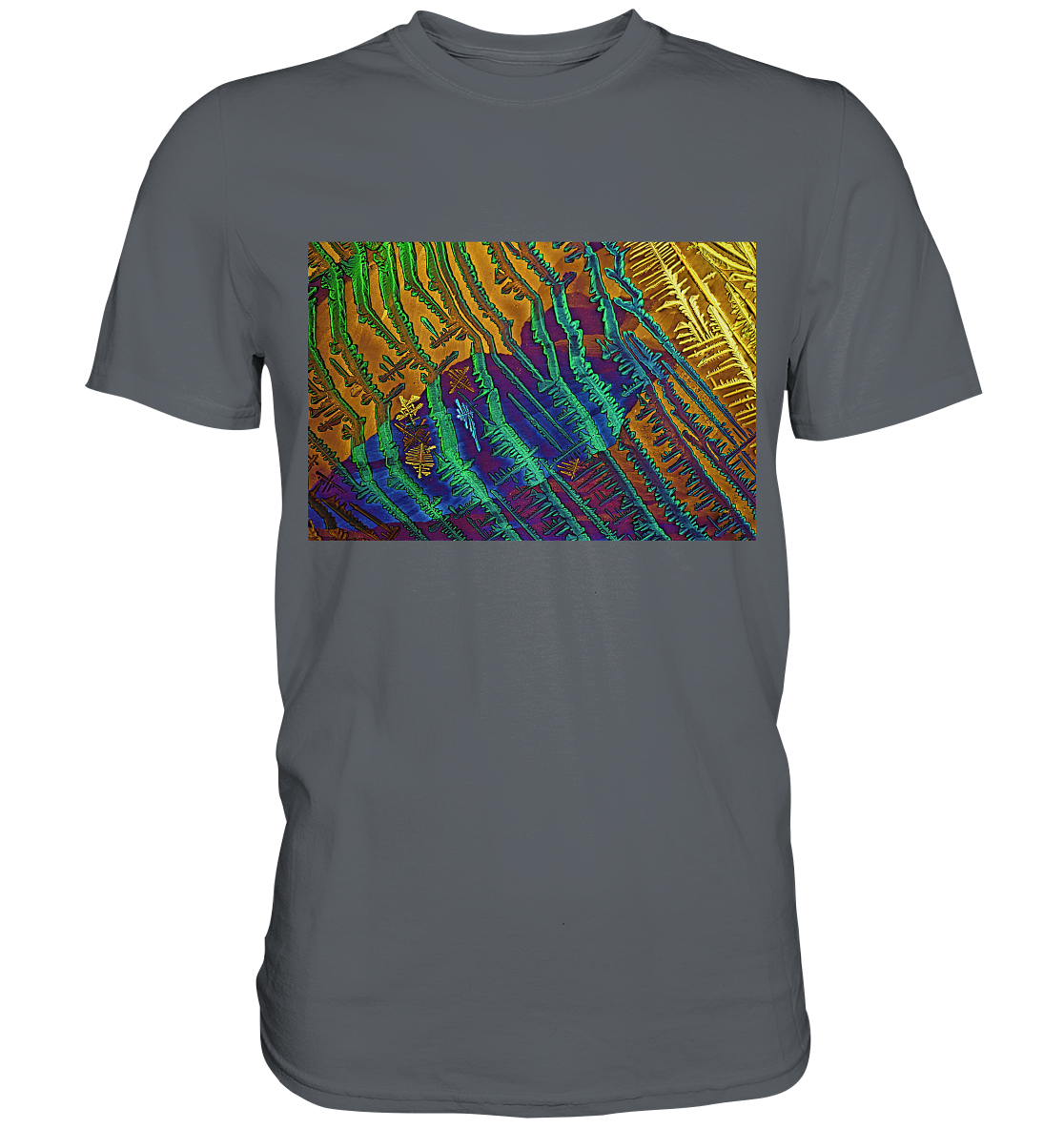 Mikrokristall Design Shirt - Caesiumchlorid mit Kupfersulfat