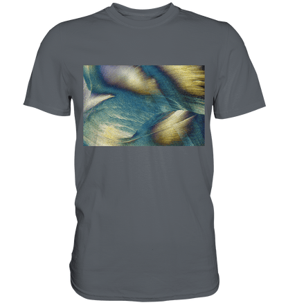 Mikrokristall Design Shirt mit Harnstoff mit Resorcin Design – echte Mikrofotografie