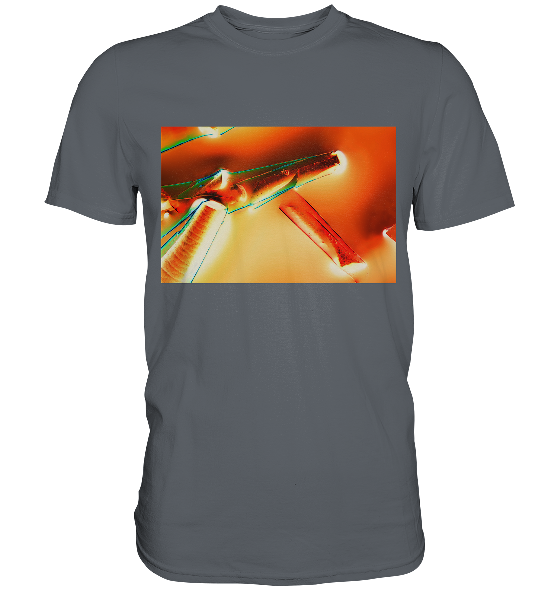 Mikrokristall Design Shirt - Alaun mit Öl Negativ