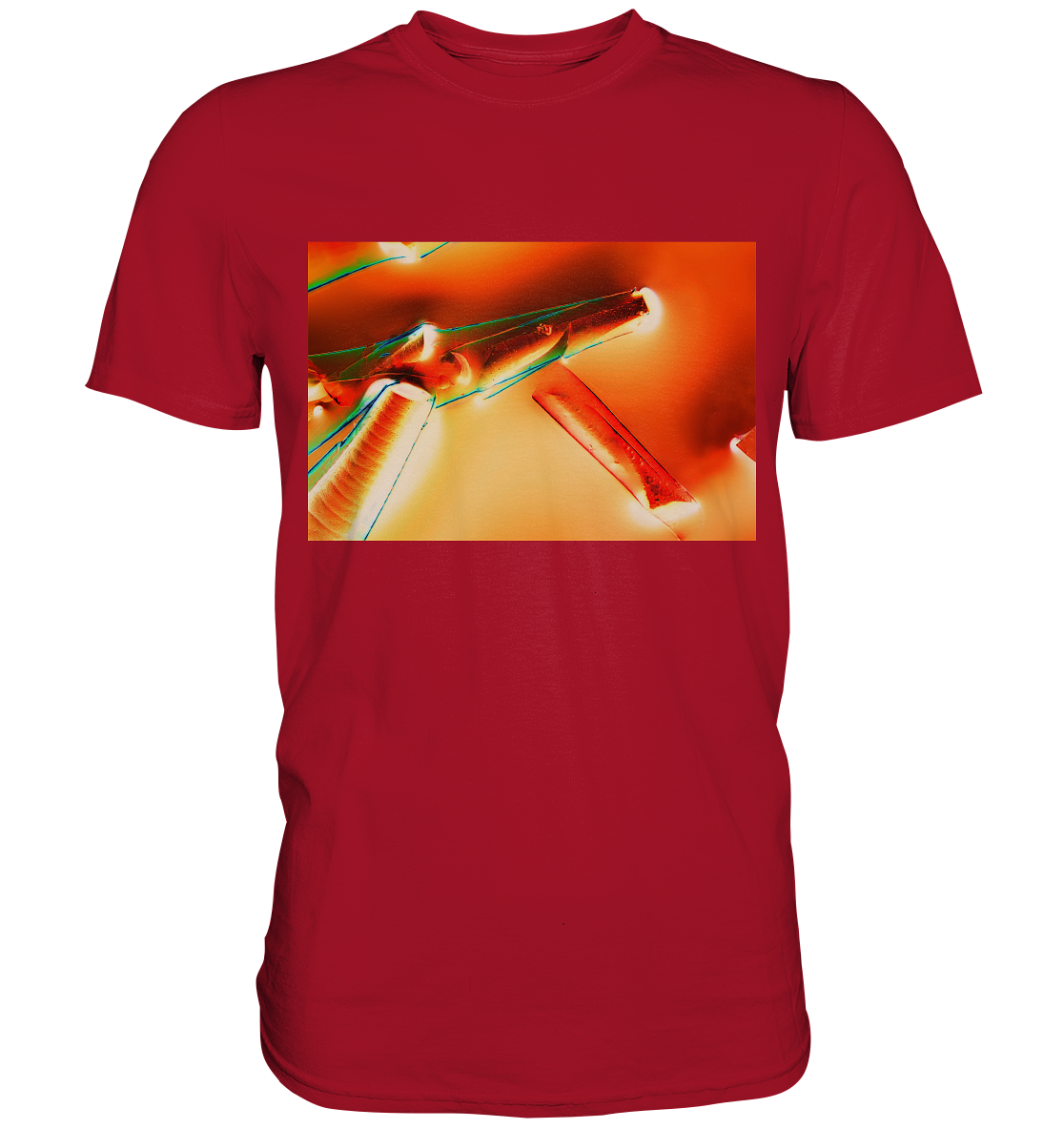 Mikrokristall Design Shirt - Alaun mit Öl Negativ
