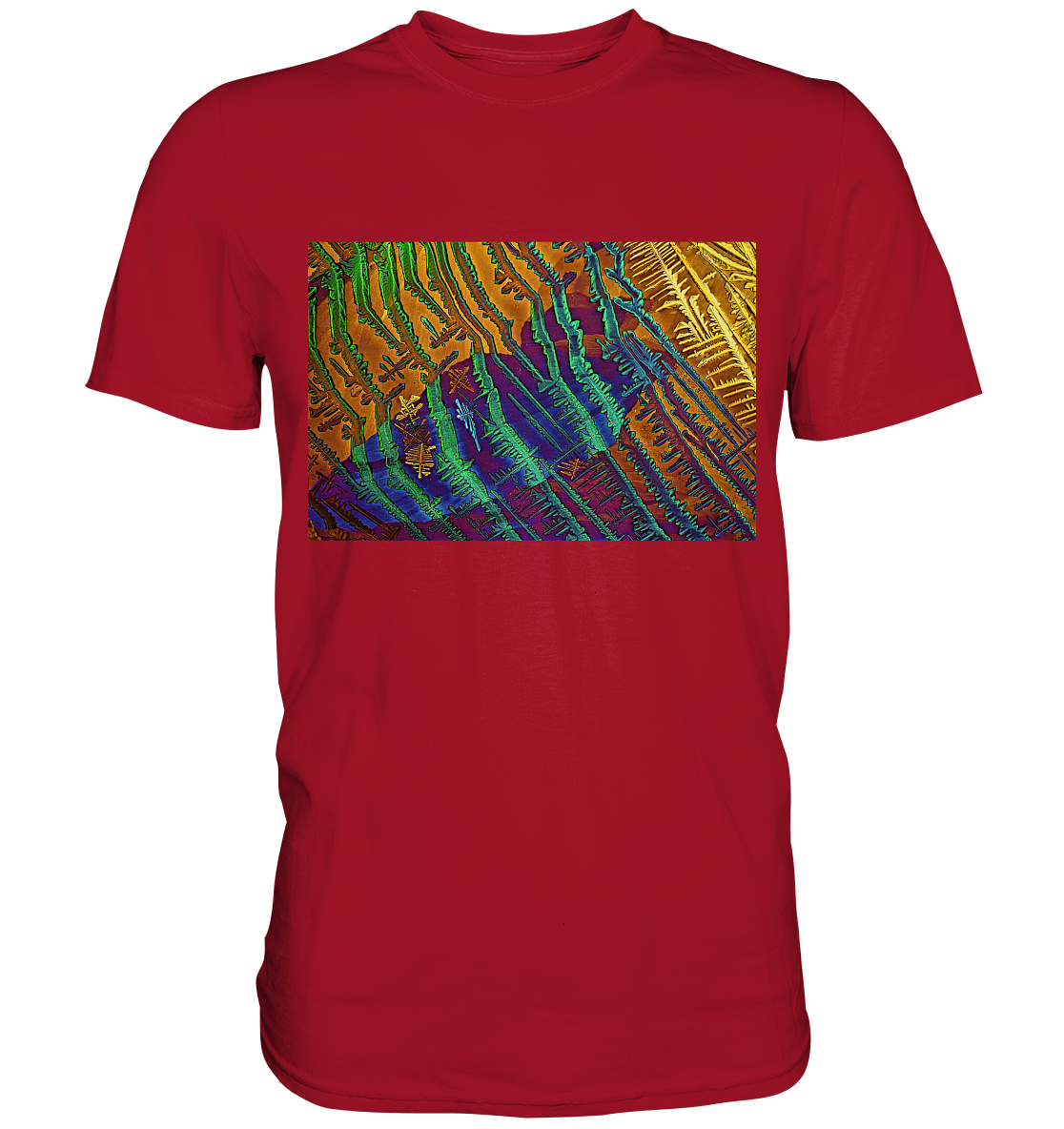 Mikrokristall Design Shirt - Caesiumchlorid mit Kupfersulfat