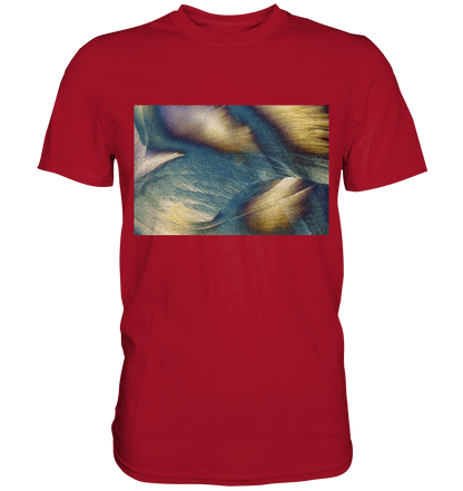 Mikrokristall Design Shirt mit Harnstoff mit Resorcin Design – echte Mikrofotografie