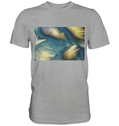 Mikrokristall Design Shirt mit Harnstoff mit Resorcin Design – echte Mikrofotografie