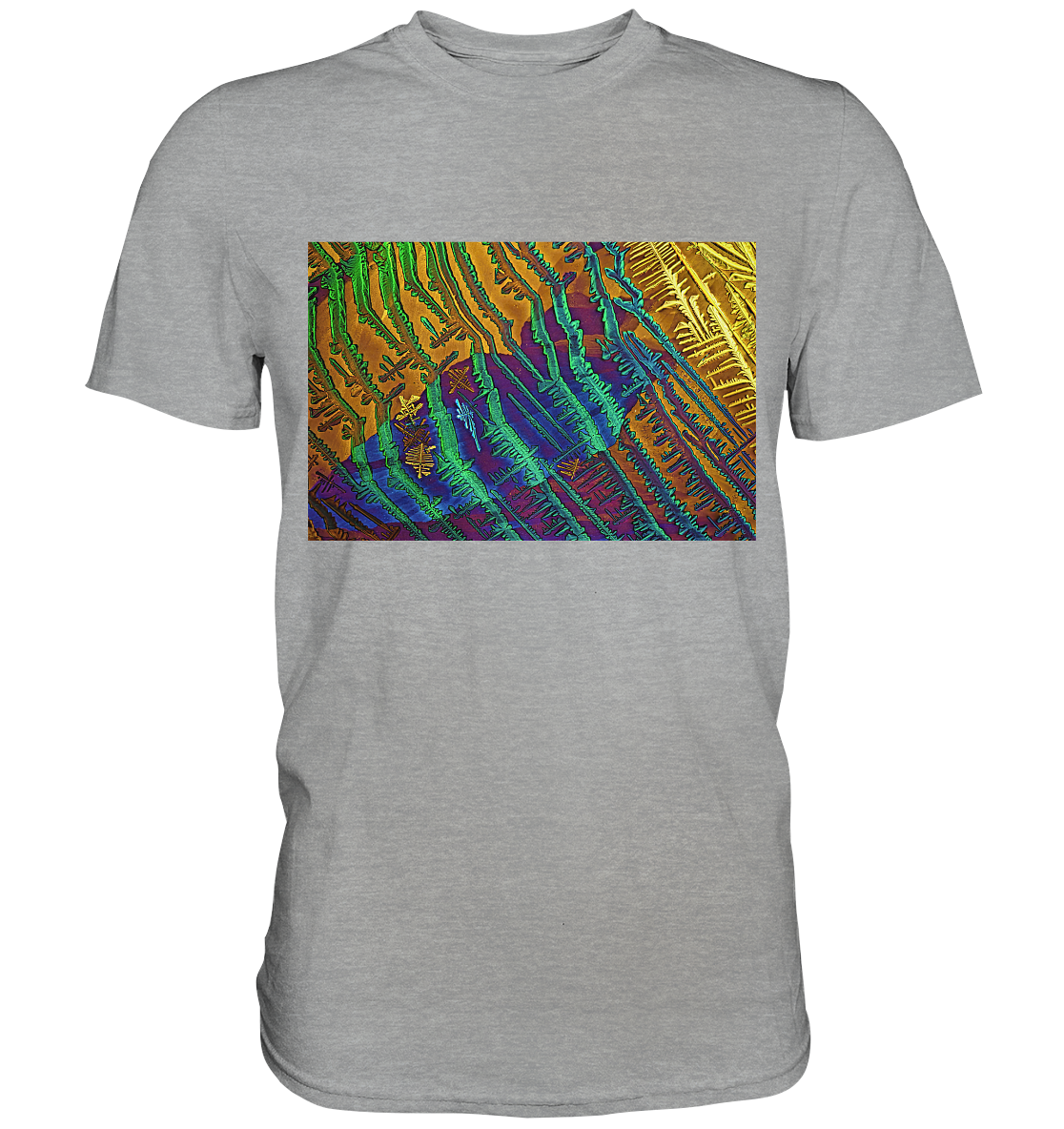 Mikrokristall Design Shirt - Caesiumchlorid mit Kupfersulfat