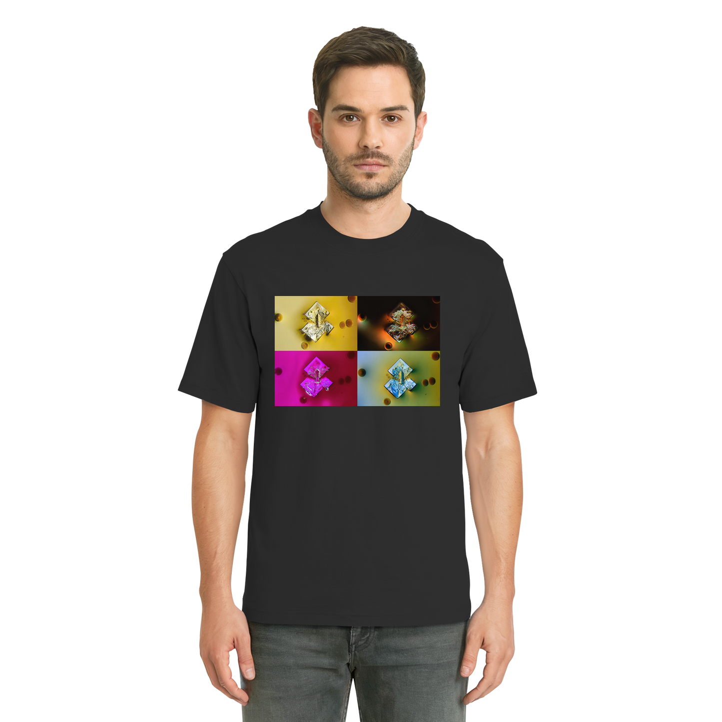 Mikrokristall Design Shirt - Sojasauce