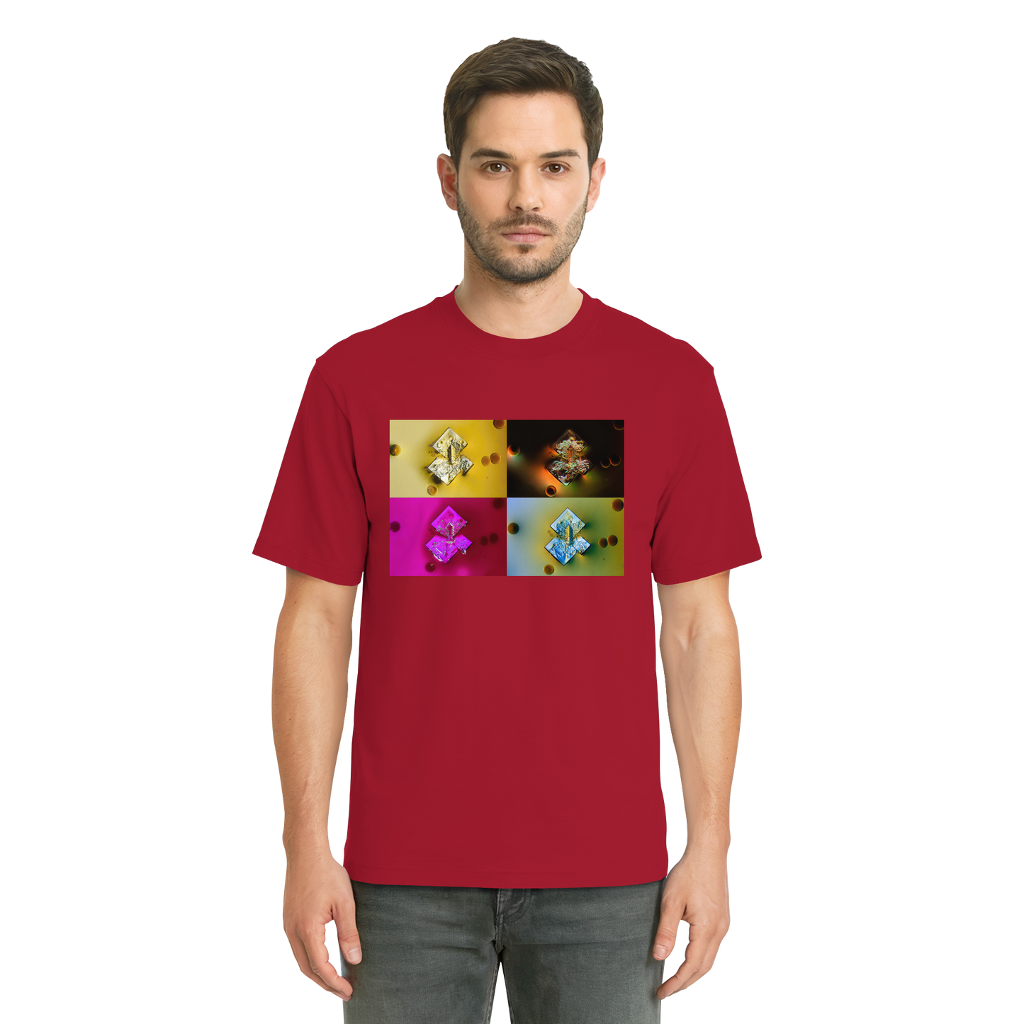 Mikrokristall Design Shirt - Sojasauce