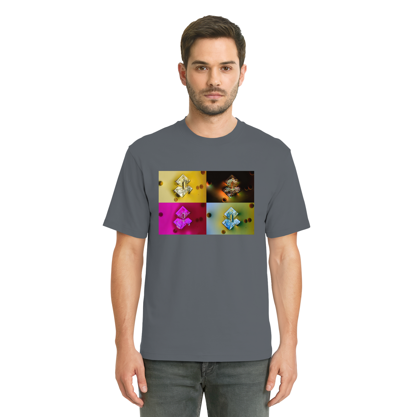 Mikrokristall Design Shirt - Sojasauce