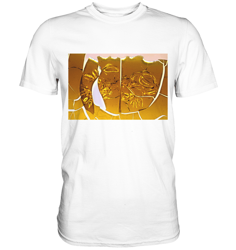 Microcrystal Design Shirt – Iron citrate in real microphotography