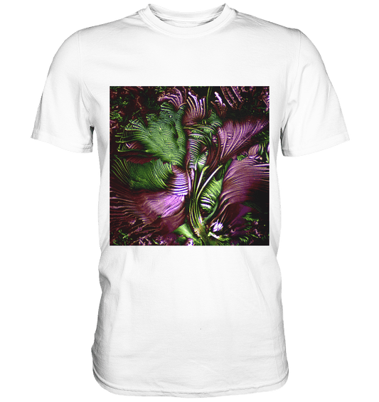 Mikrokristall Design Shirt mit Glycin Design – echte Mikrofotografie