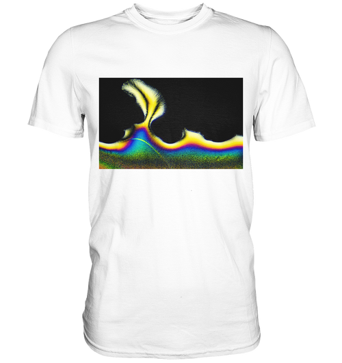 Microcrystal Design Shirt – Vitamin C in real microphotography