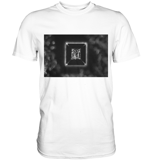 Kochsalz, Mikrokristalle im Dunkelfeld Mikrokristall Herren-Shirt