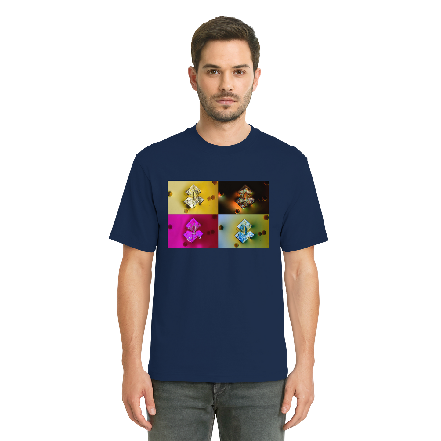 Mikrokristall Design Shirt - Sojasauce