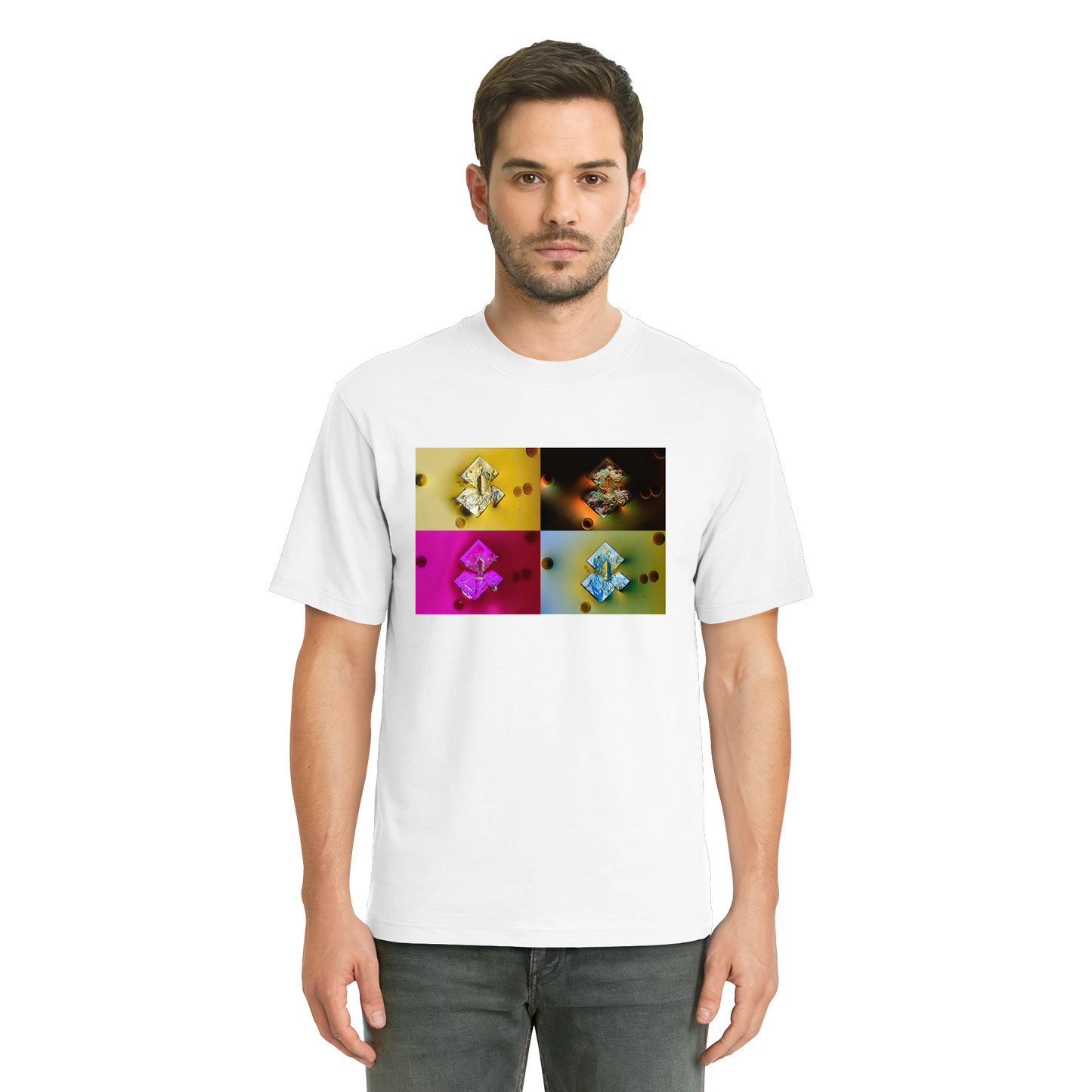 Mikrokristall Design Shirt - Sojasauce