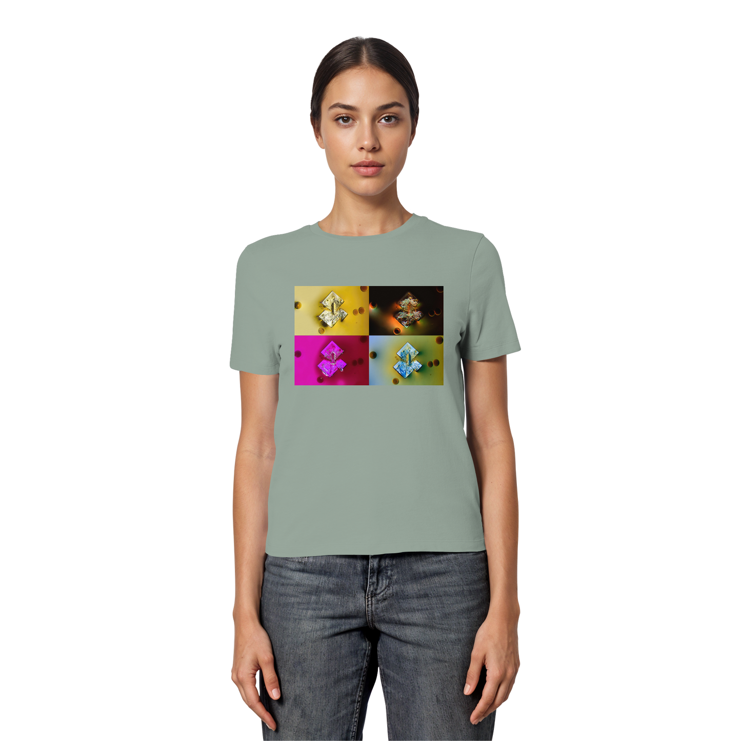 Mikrokristall Design Organic Shirt Damen - Sojasauce