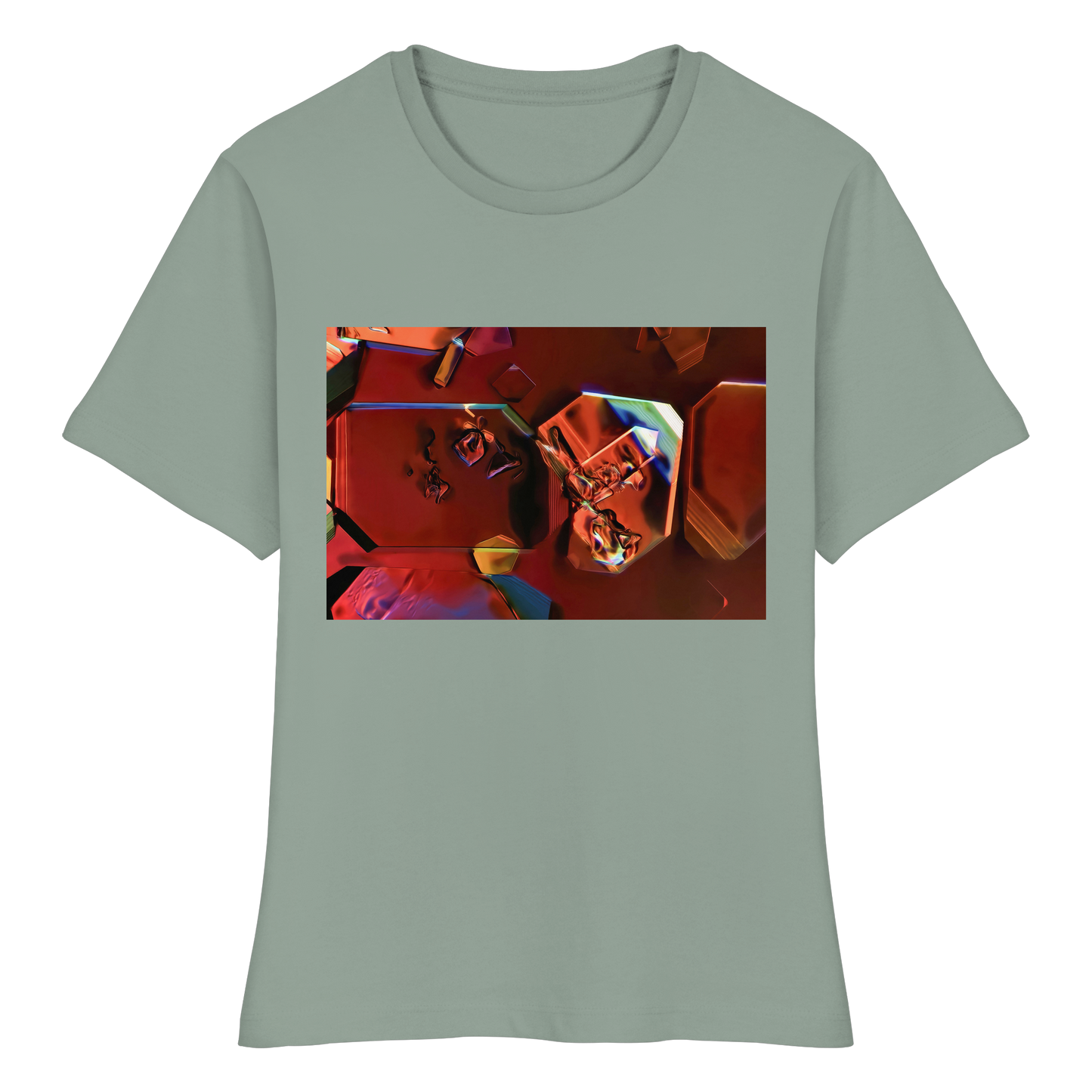 Mikrokristall Design Organic Shirt Damen - Monoammoniumphosphat