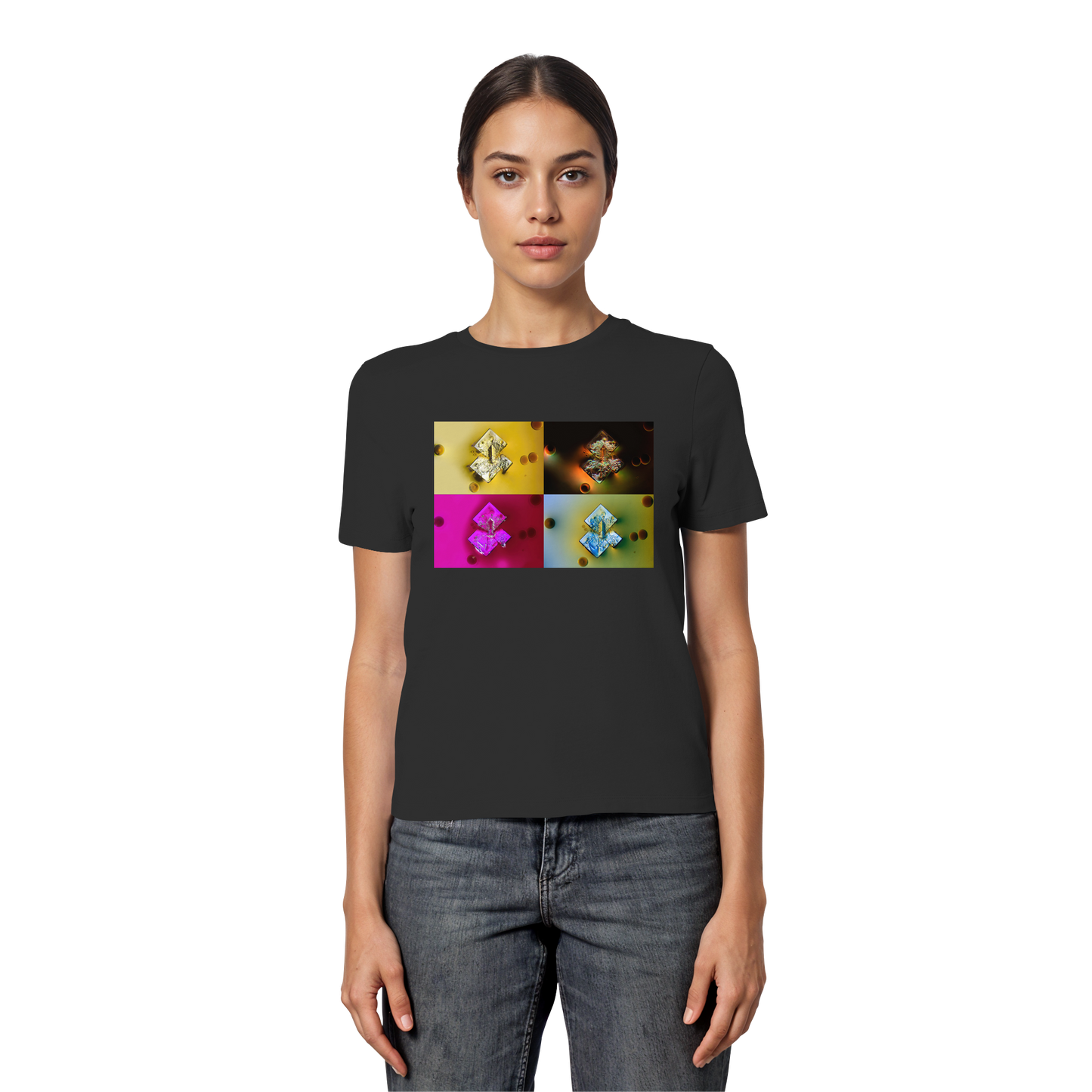 Mikrokristall Design Organic Shirt Damen - Sojasauce