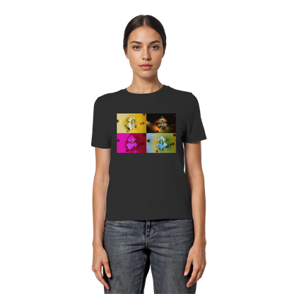 Mikrokristall Design Organic Shirt Damen - Sojasauce