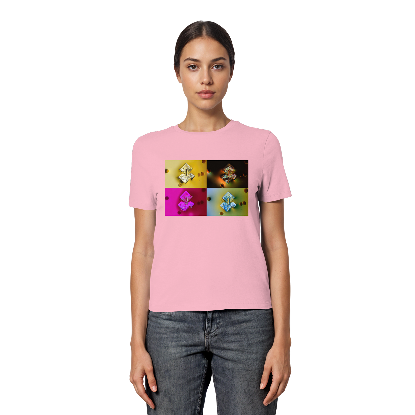 Mikrokristall Design Organic Shirt Damen - Sojasauce