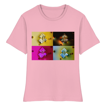 Mikrokristall Design Organic Shirt Damen - Sojasauce