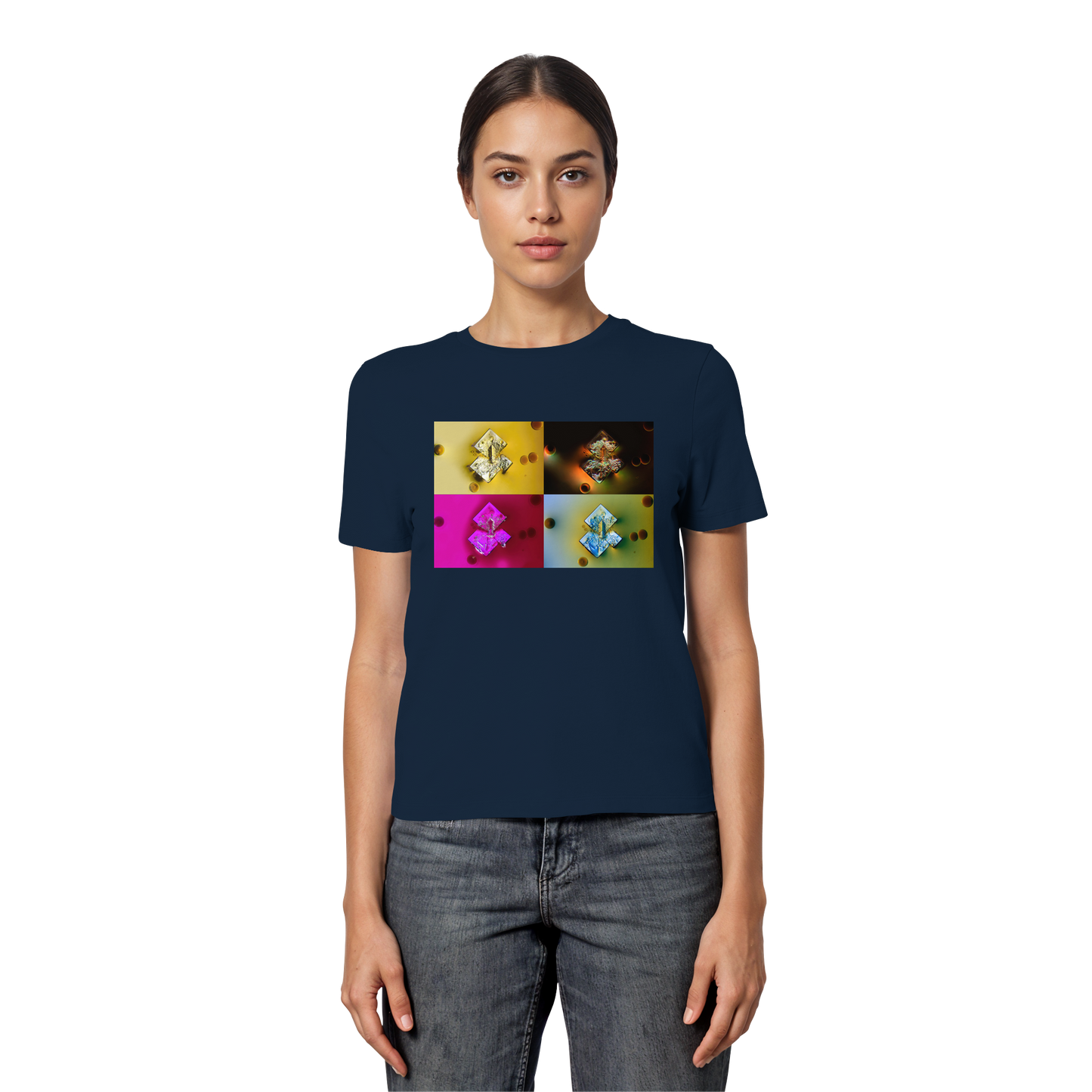 Mikrokristall Design Organic Shirt Damen - Sojasauce