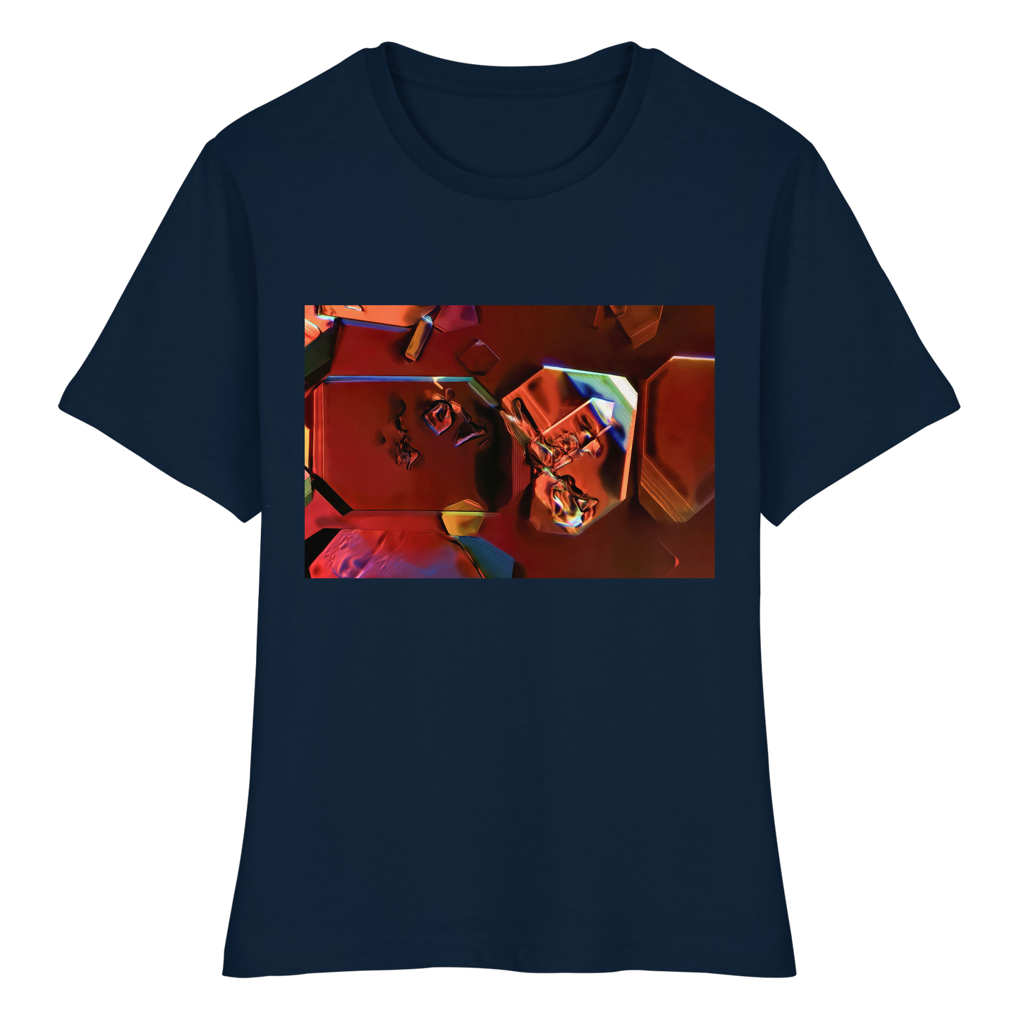 Mikrokristall Design Organic Shirt Damen - Monoammoniumphosphat