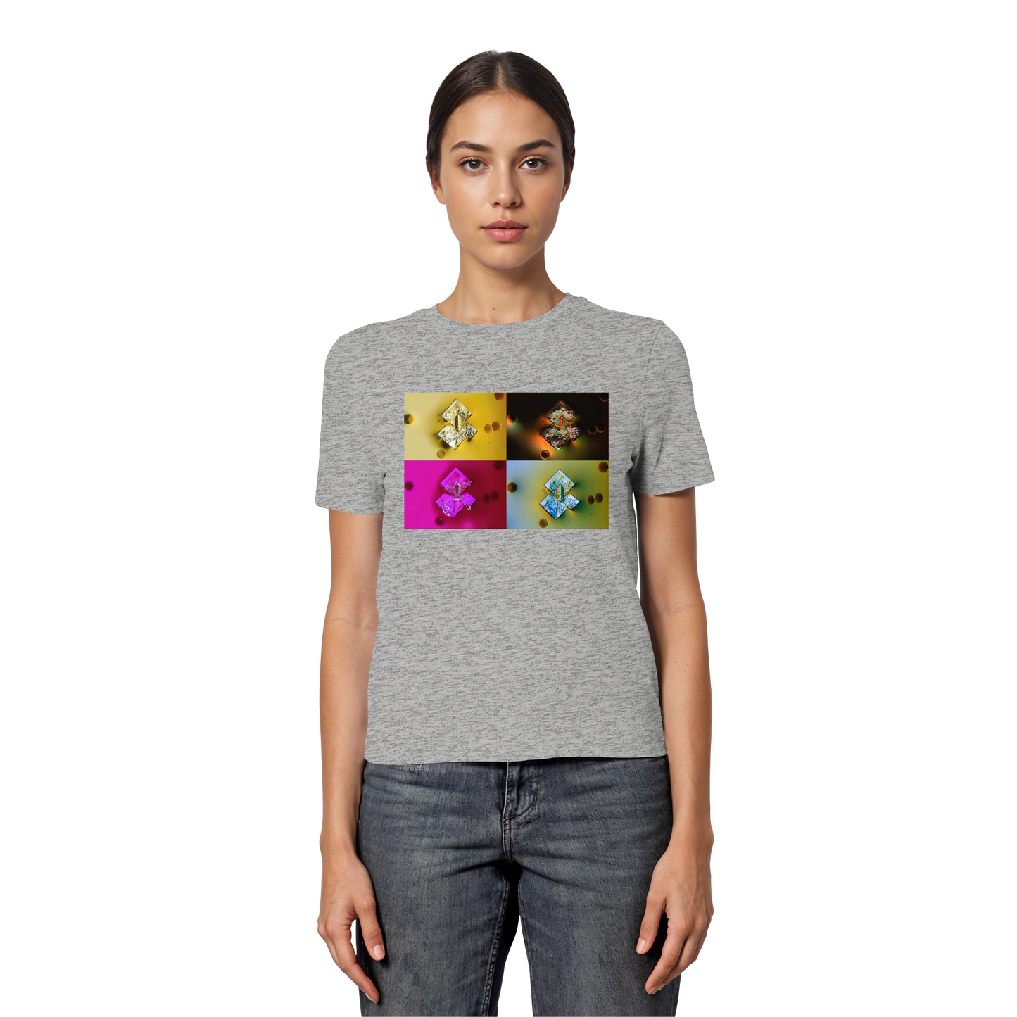 Mikrokristall Design Organic Shirt Damen - Sojasauce