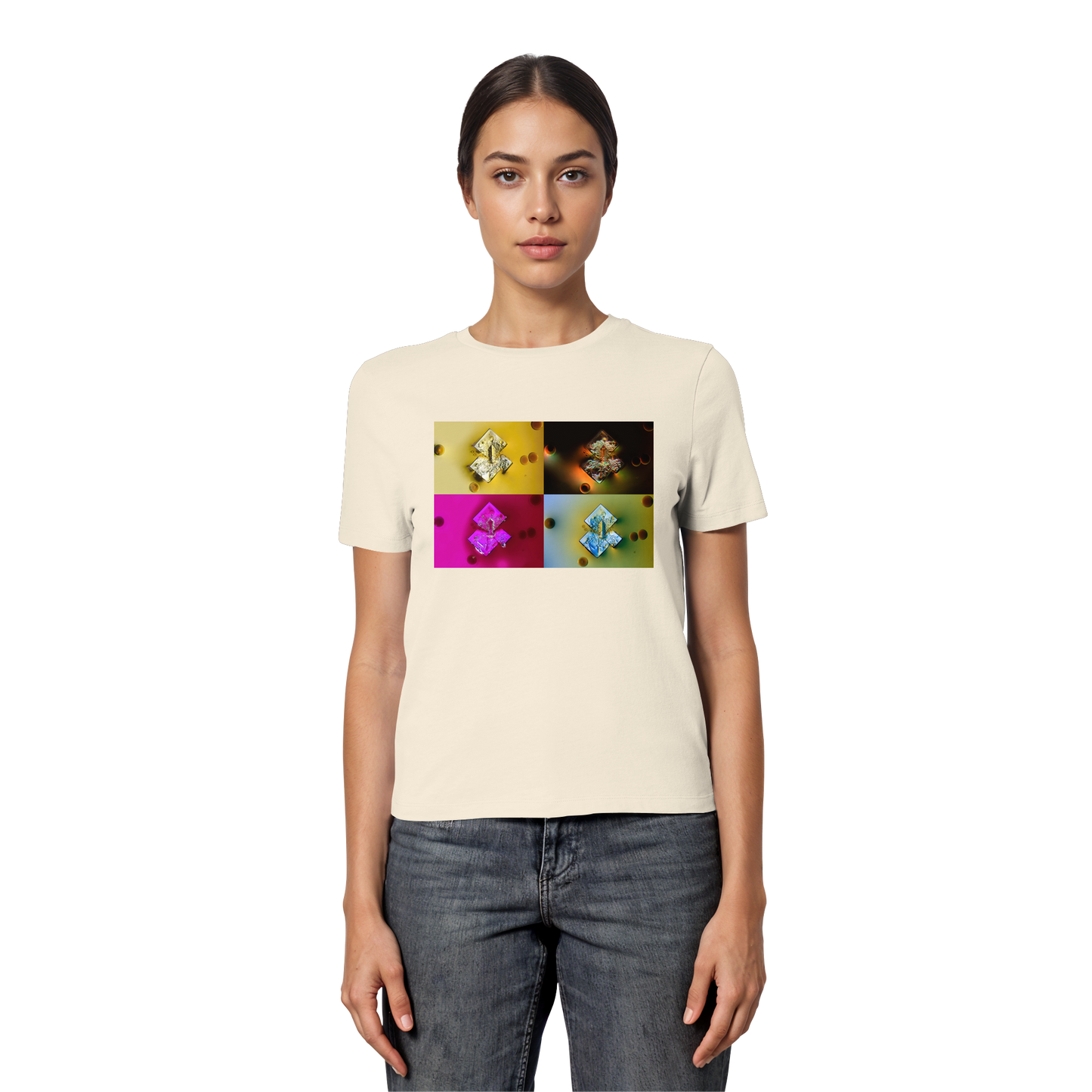 Mikrokristall Design Organic Shirt Damen - Sojasauce