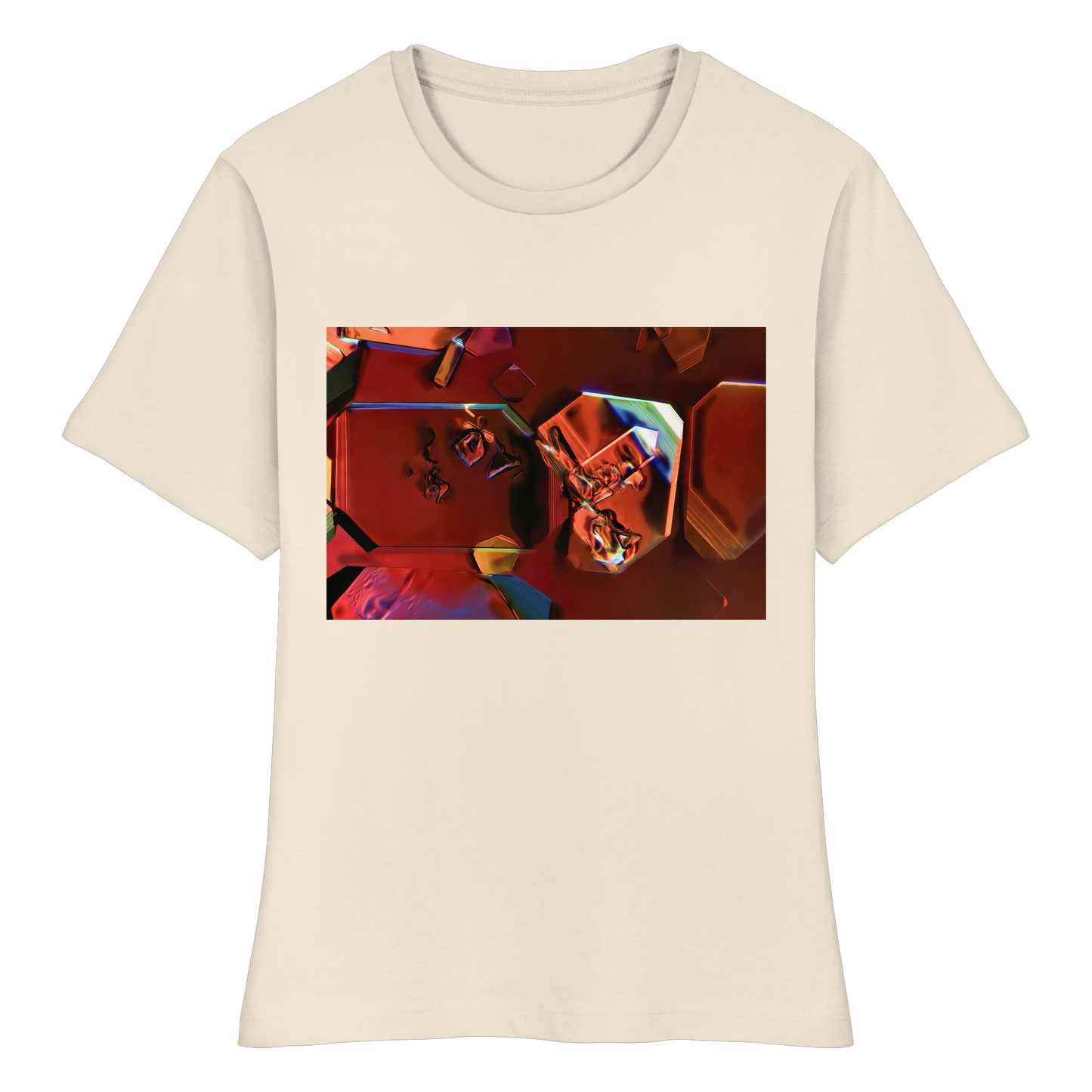 Mikrokristall Design Organic Shirt Damen - Monoammoniumphosphat