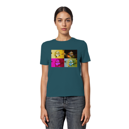 Mikrokristall Design Organic Shirt Damen - Sojasauce