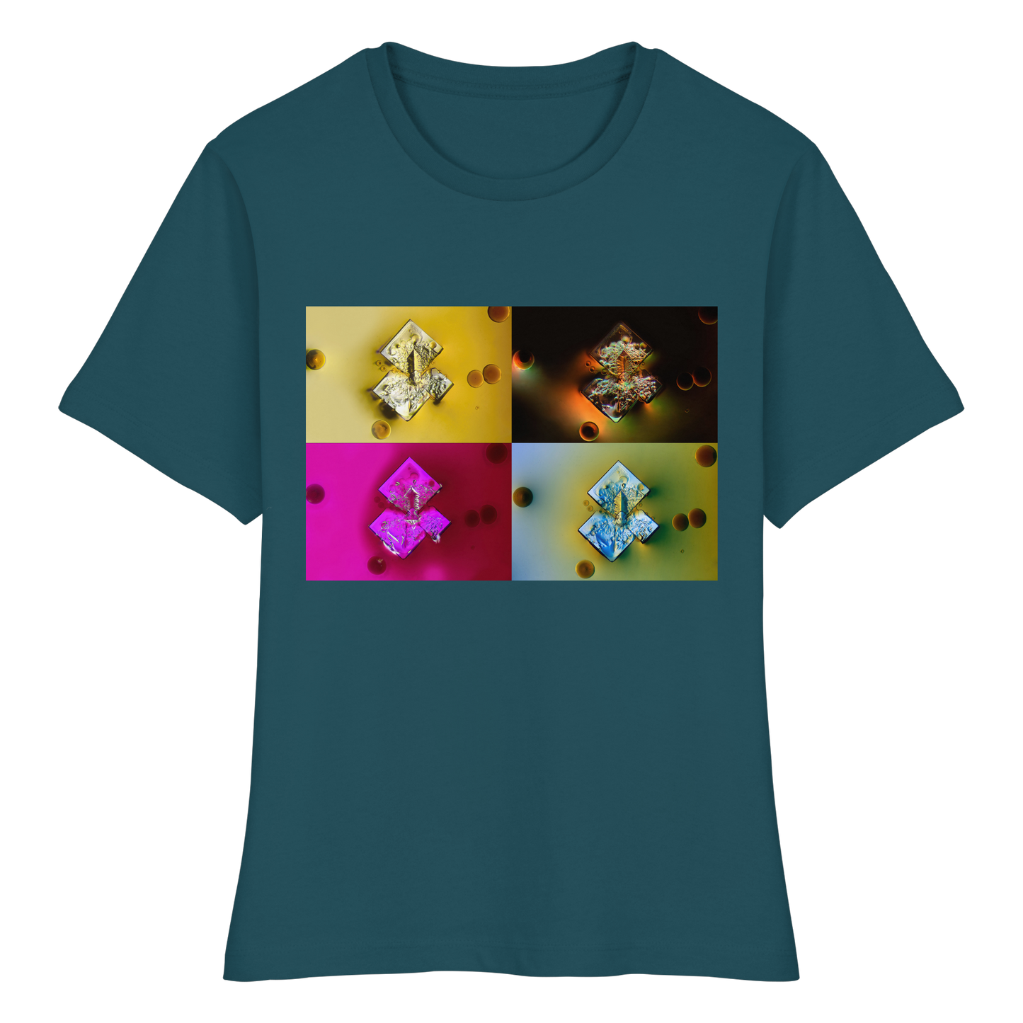 Mikrokristall Design Organic Shirt Damen - Sojasauce