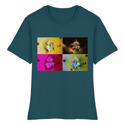 Mikrokristall Design Organic Shirt Damen - Sojasauce