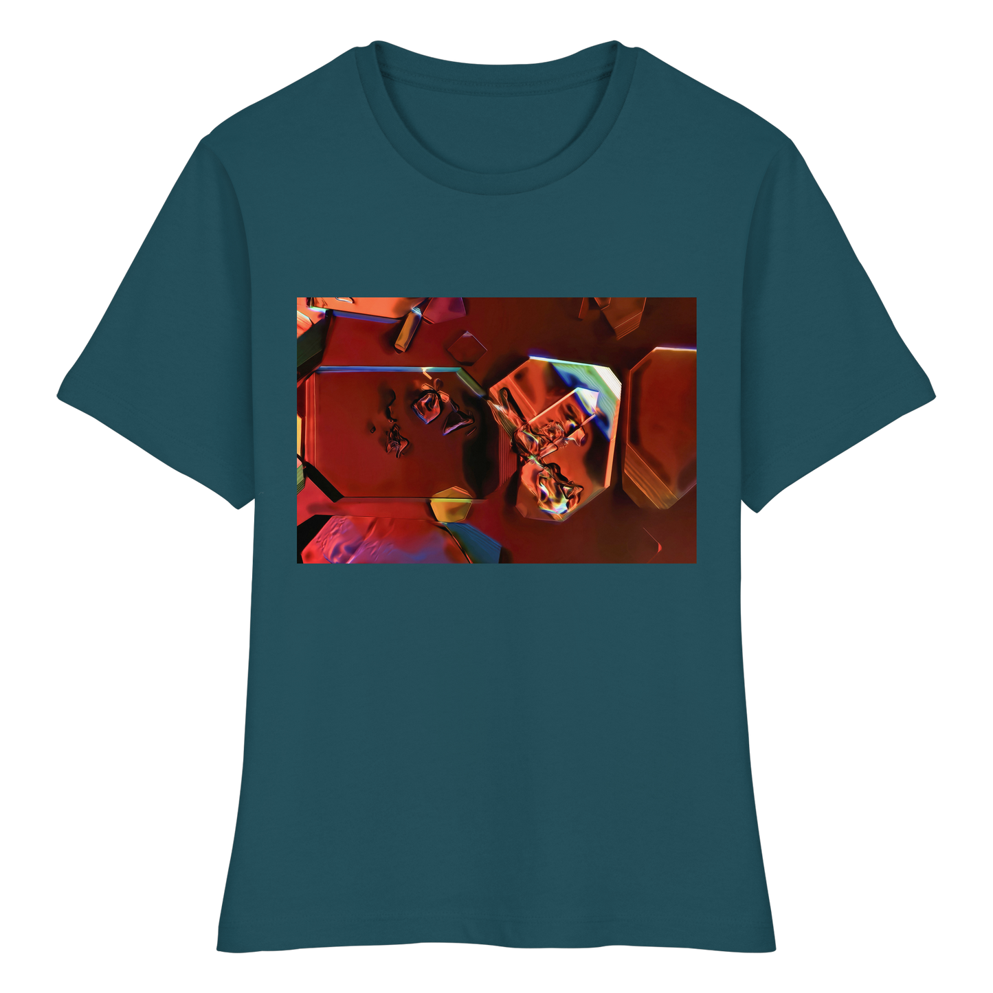 Mikrokristall Design Organic Shirt Damen - Monoammoniumphosphat