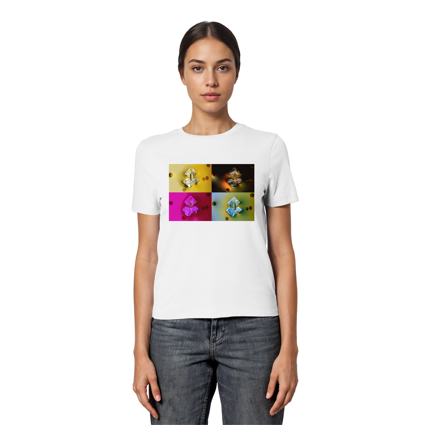 Mikrokristall Design Organic Shirt Damen - Sojasauce