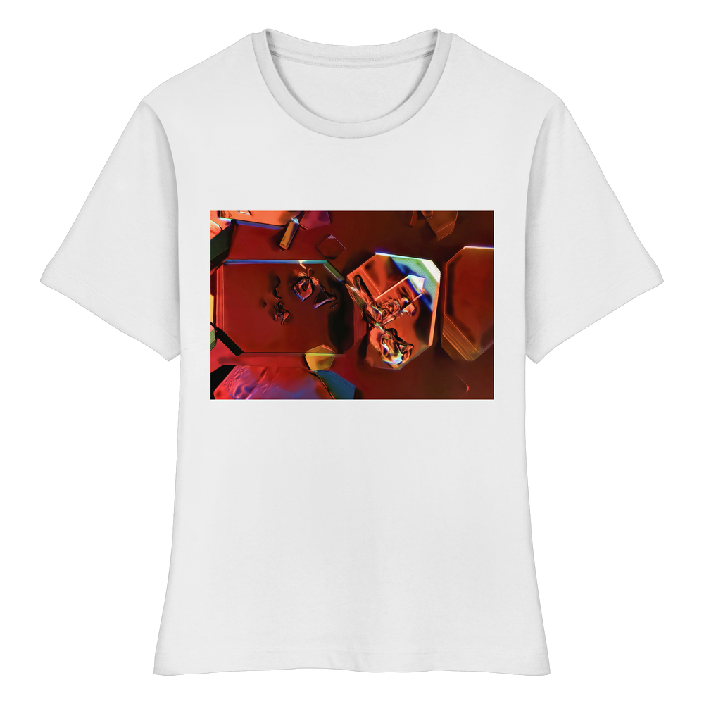 Monoammoniumphosphat als Mikrokristall Damen-Shirt