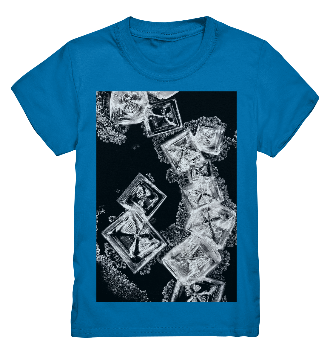 Table salt, microcrystals in the dark field - Kids Premium Shirt