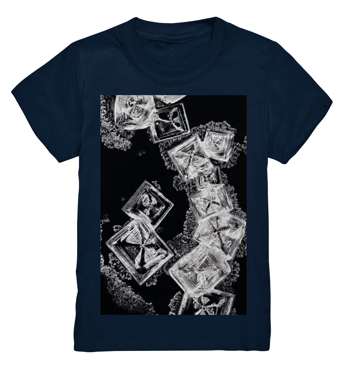 Table salt, microcrystals in the dark field - Kids Premium Shirt