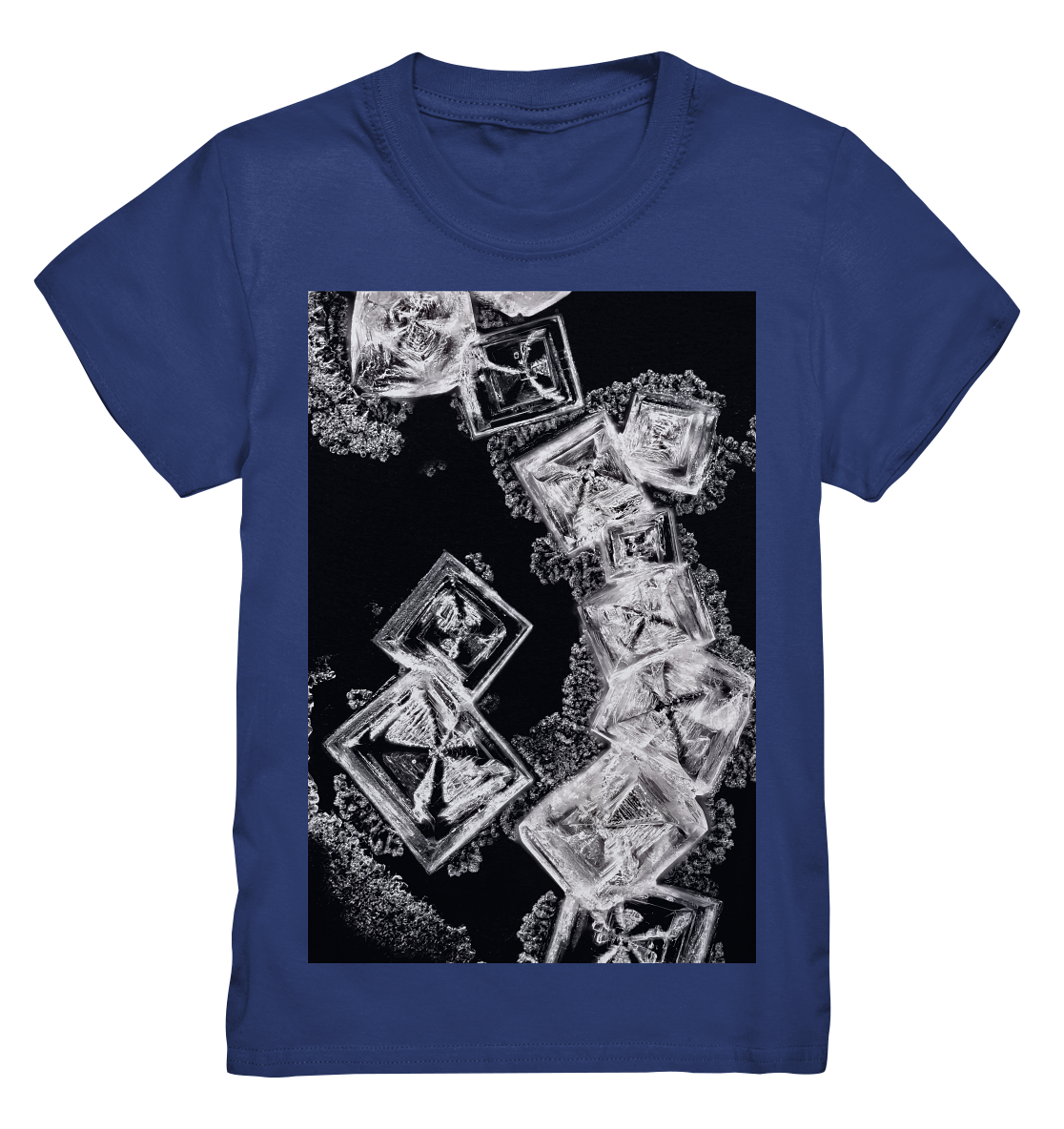 Table salt, microcrystals in the dark field - Kids Premium Shirt