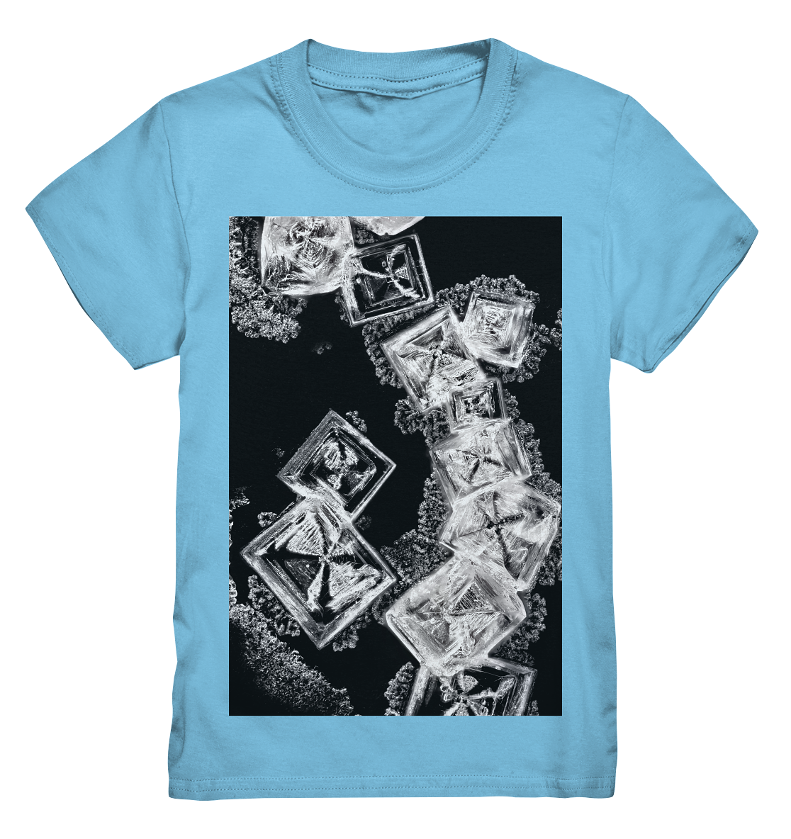 Table salt, microcrystals in the dark field - Kids Premium Shirt