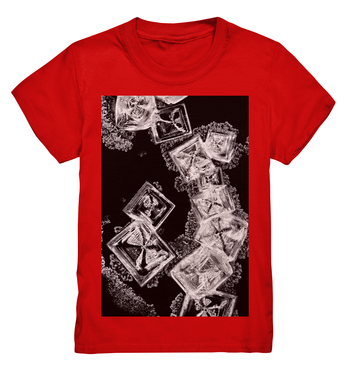 Table salt, microcrystals in the dark field - Kids Premium Shirt