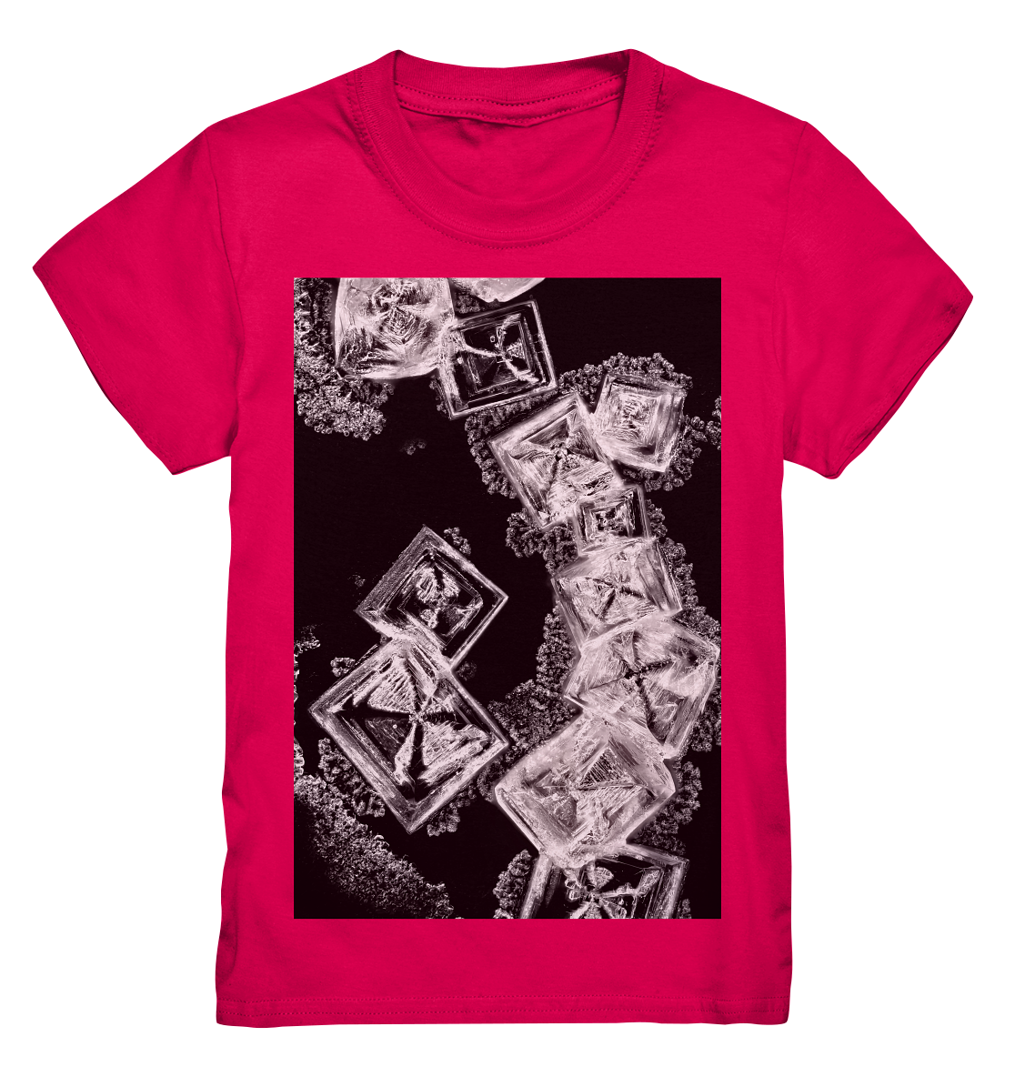 Table salt, microcrystals in the dark field - Kids Premium Shirt