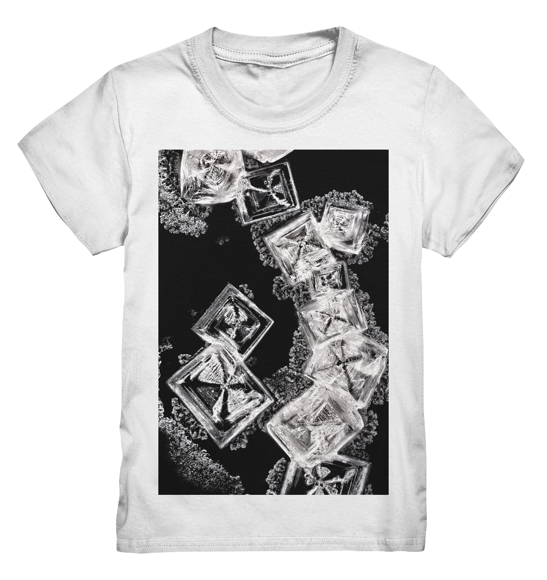 Table salt, microcrystals in the dark field - Kids Premium Shirt