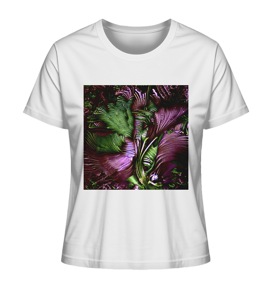 Mikrokristall Design Organic Shirt Damen – Glycin - wioostore.de - #unikat#