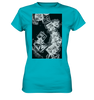 Kochsalz, Mikrokristalle im Dunkelfeld - Organic Cotton Shirt für Damen wioostore.de