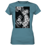 Kochsalz, Mikrokristalle im Dunkelfeld - Organic Cotton Shirt für Damen wioostore.de