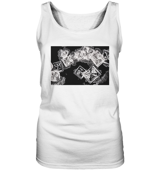 Table salt, microcrystals in the dark field - Ladies Tank-Top