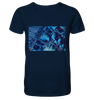Optical Brightener - Mens Organic V-Neck Shirt wioostore.de